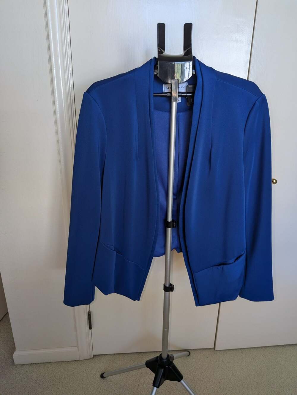 Modamix Blue Open Front Blazer Size 18W